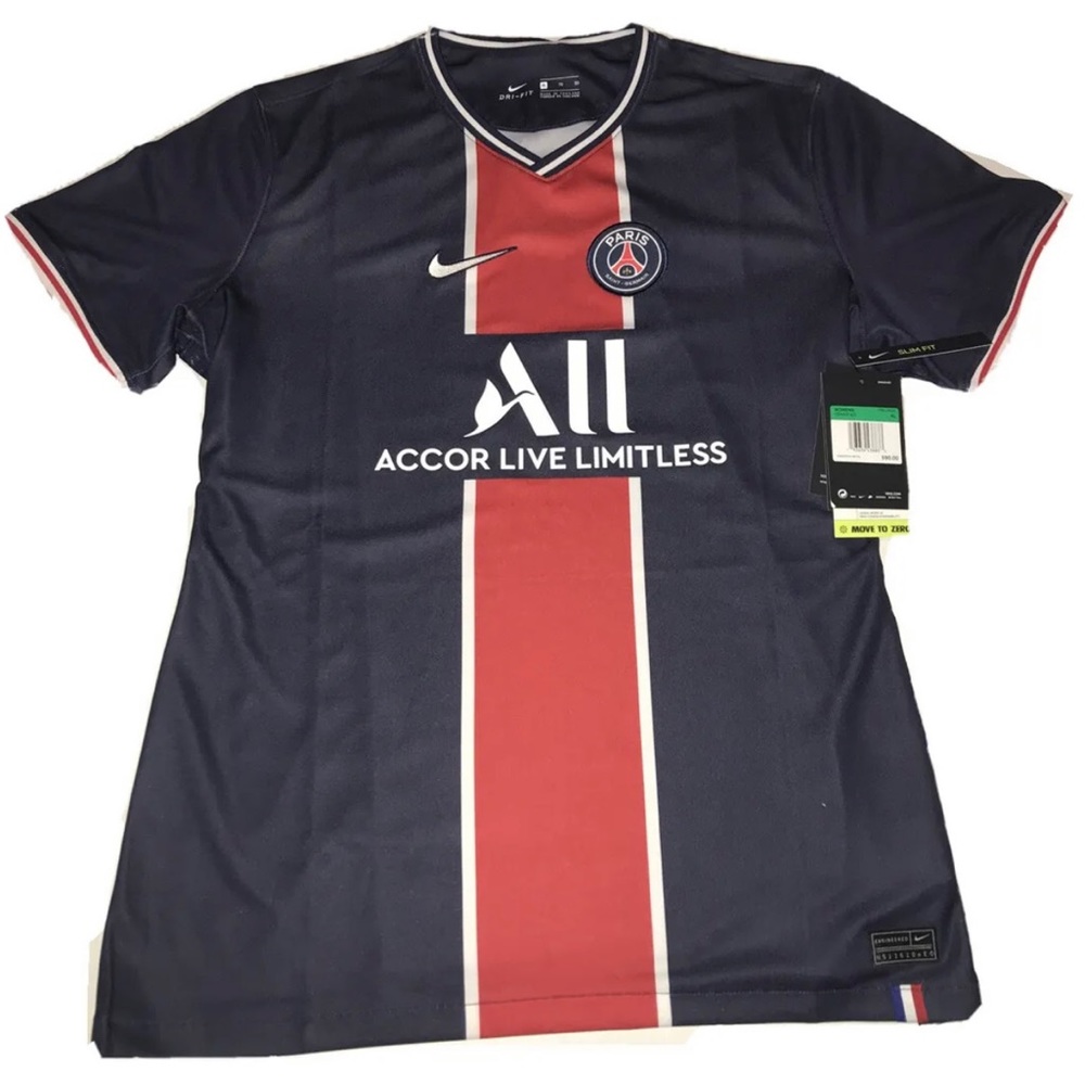 Nike  Paris Saint-Germain 2020/21 Home Soccer Jersey Women Sz XL CD4407 411
